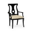 Black Lock Dining Arm Chair