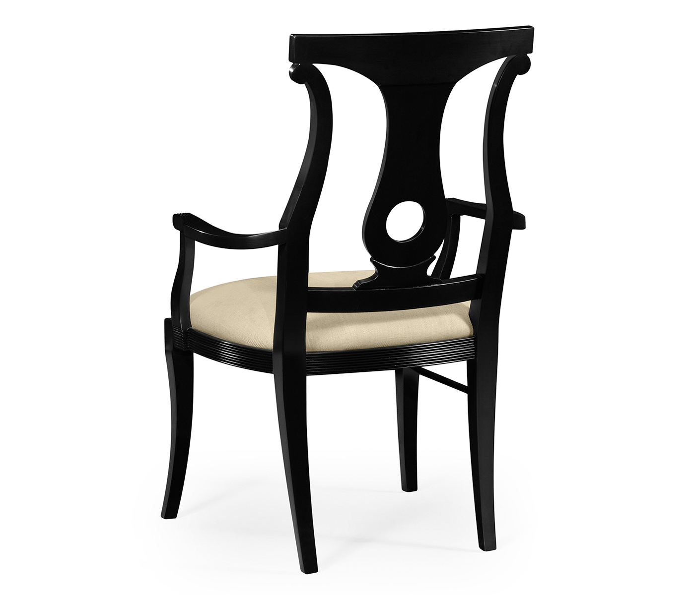 Black Lock Dining Arm Chair