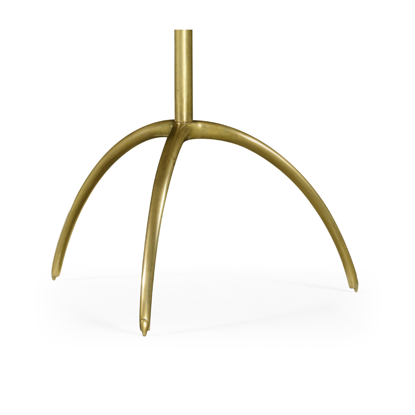 Brass & Glass Round Drinks Table