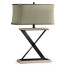 Artisan Table Lamp in Limed Acacia with Wrought Iron