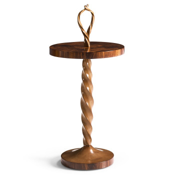 Walnut Barleytwist Drinks Table