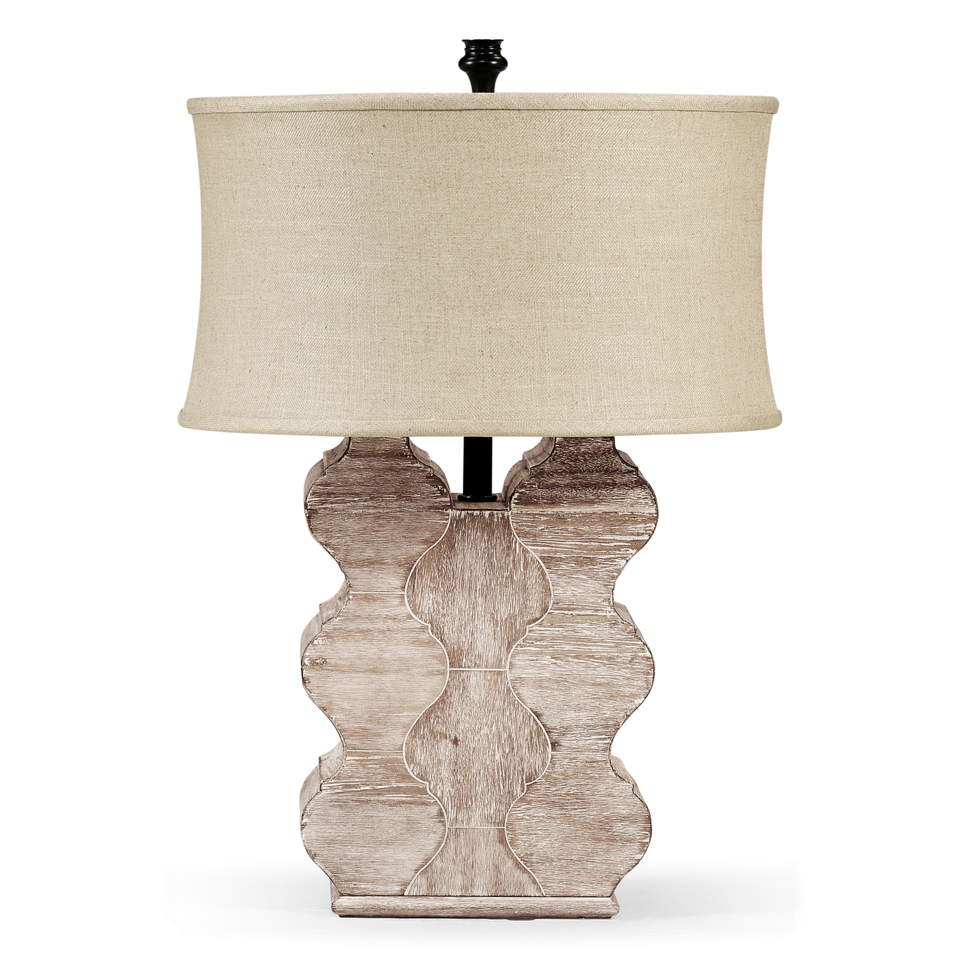 Limed Acacia Table Lamp