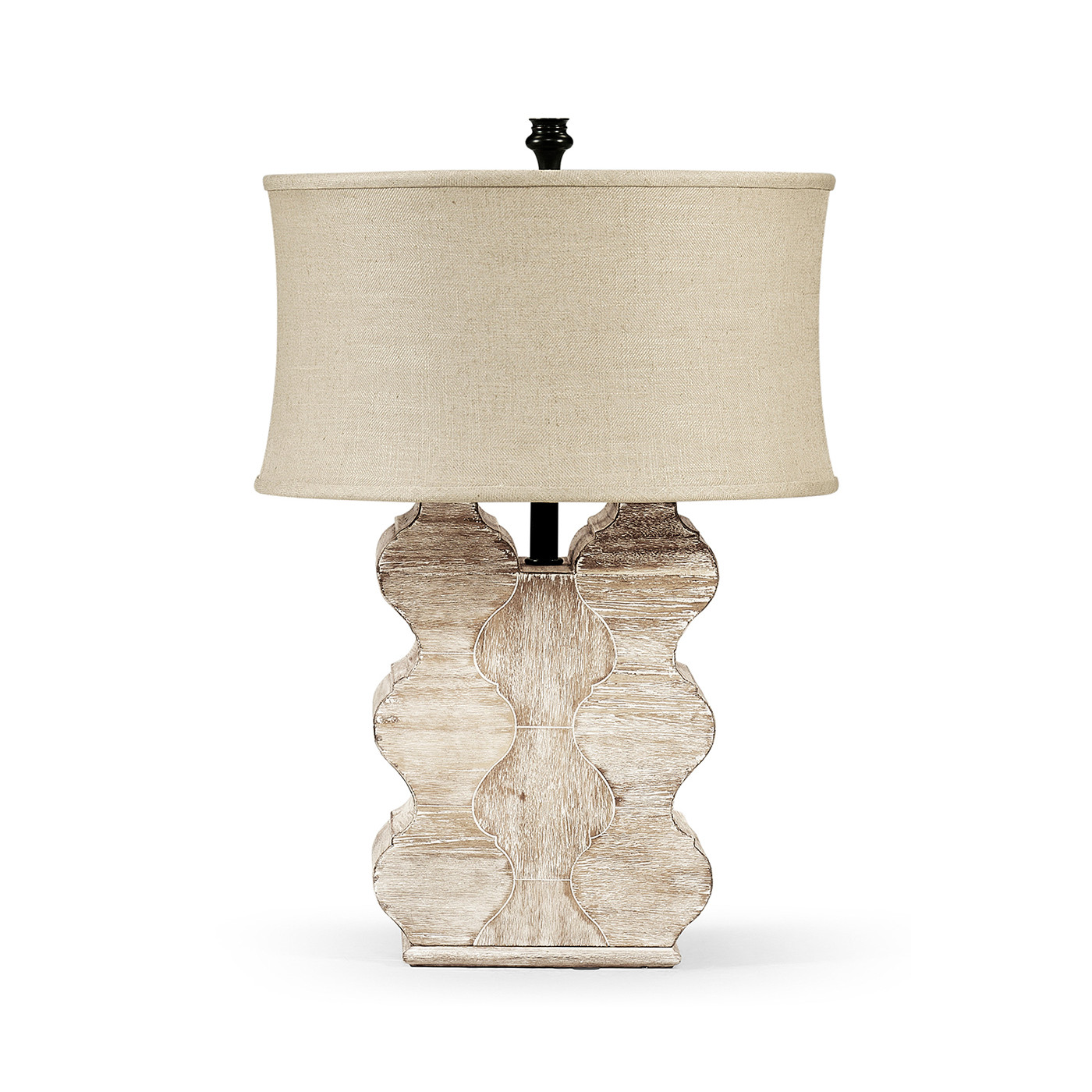 Limed Acacia Table Lamp