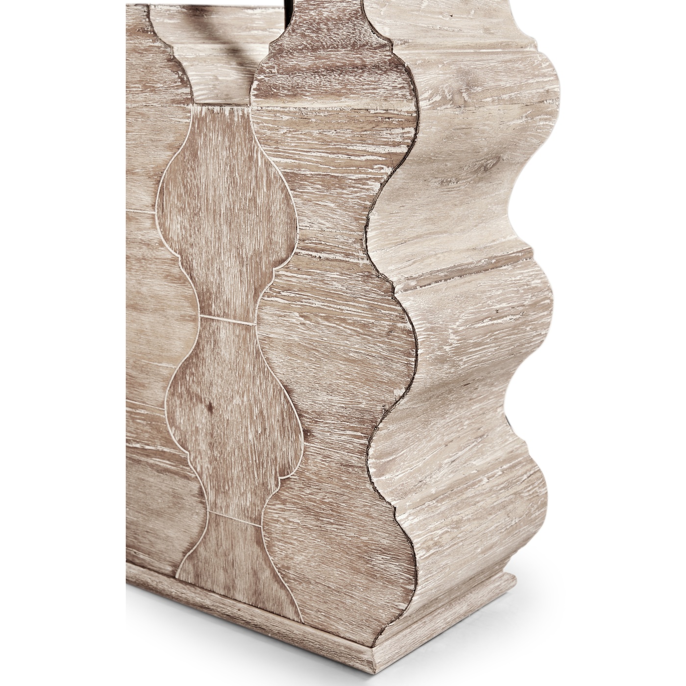 Limed Acacia Table Lamp