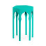 Hexagon lamp table (Aruba Blue)