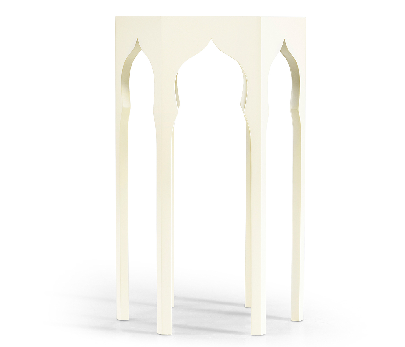 Hexagon lamp table (Snow White)