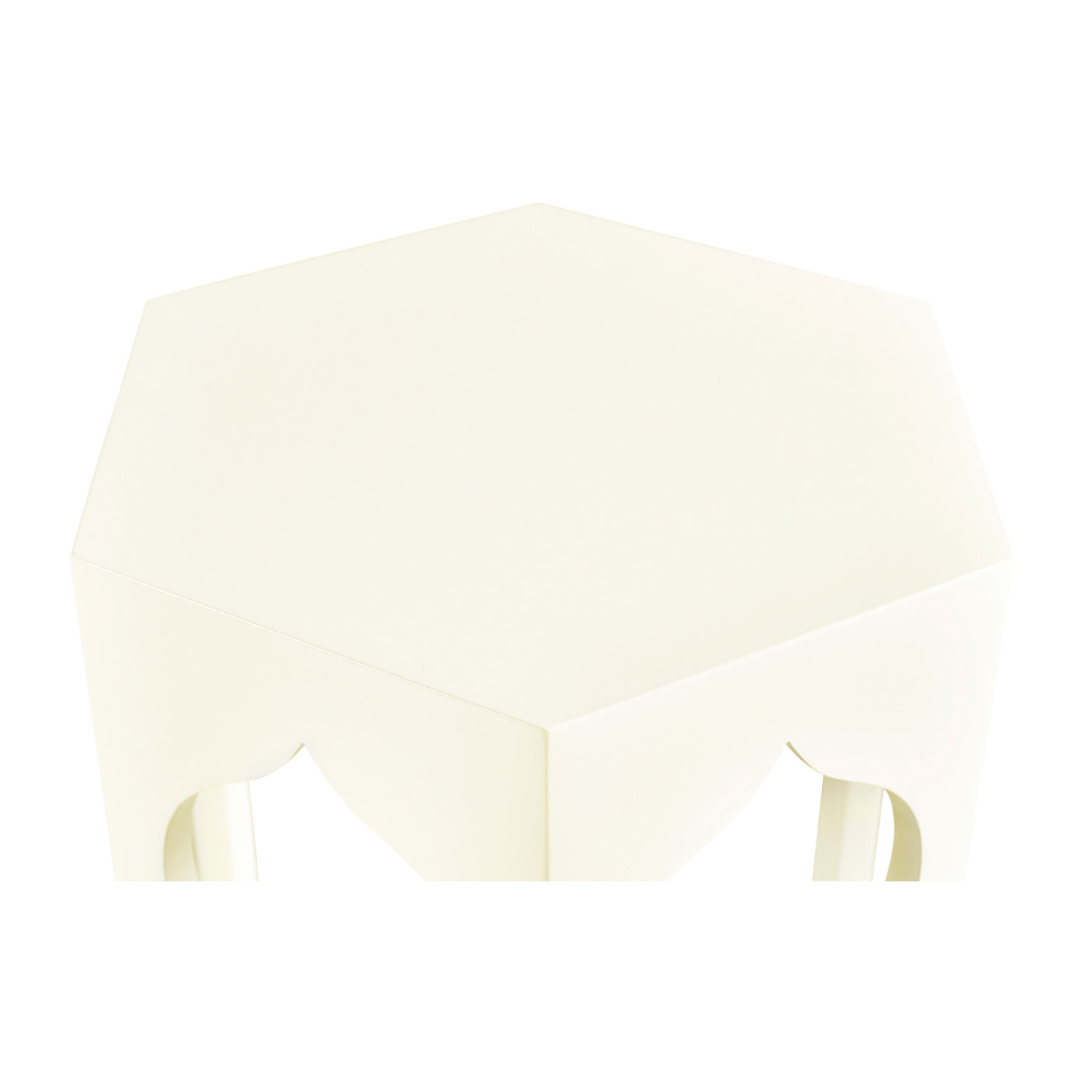 Hexagon lamp table (Snow White)