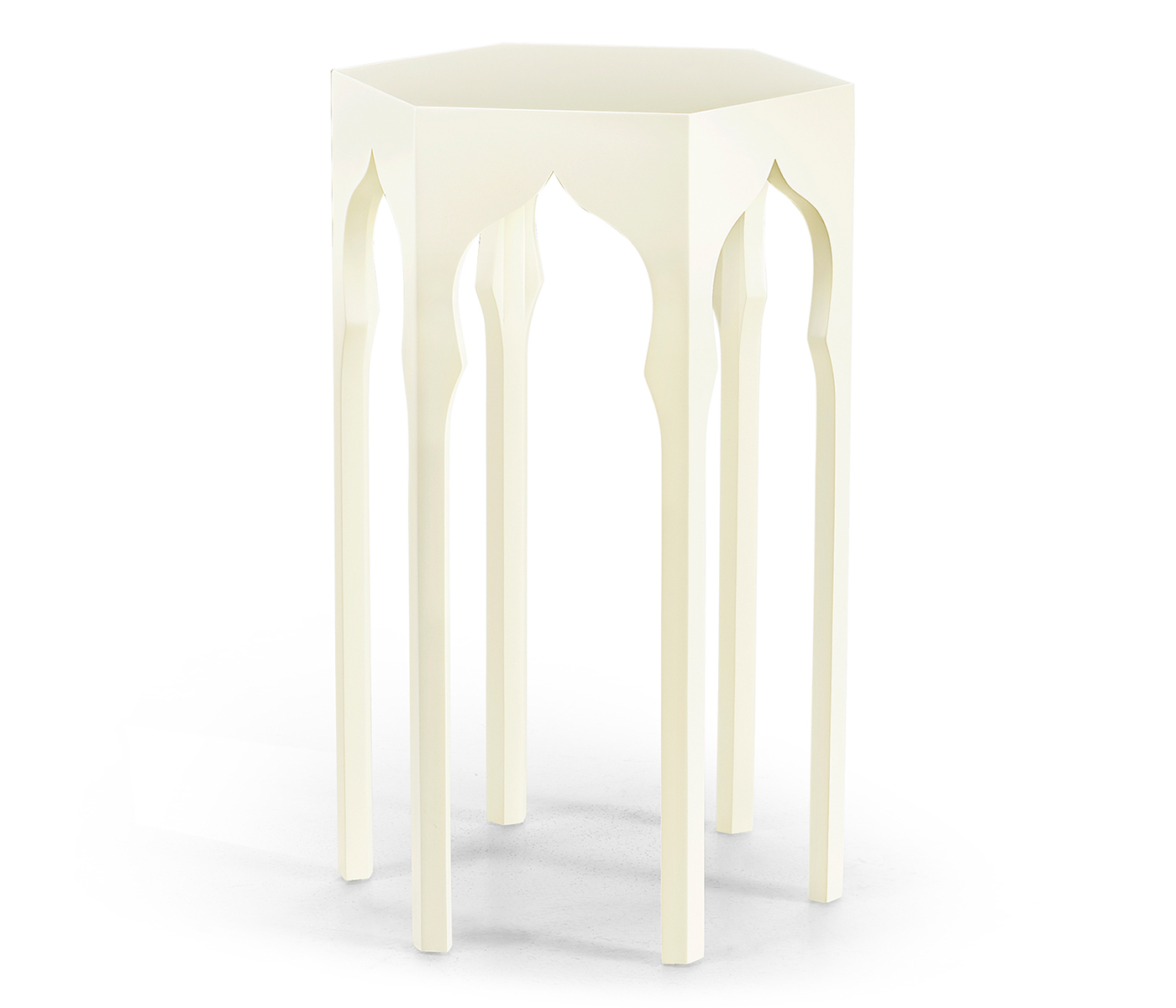 Hexagon lamp table (Snow White)