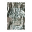 Round Geometric Faux Black & Grey Marble Wine Table