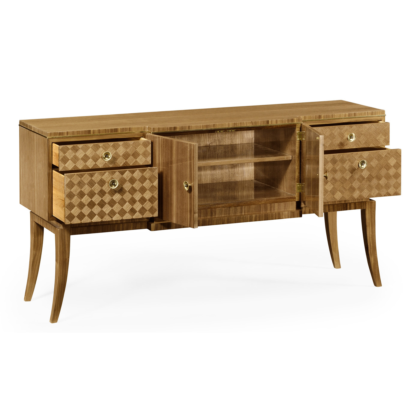 Mid-century 2-door sideboard with drawers