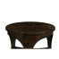 Black Eucalyptus Lamp Table