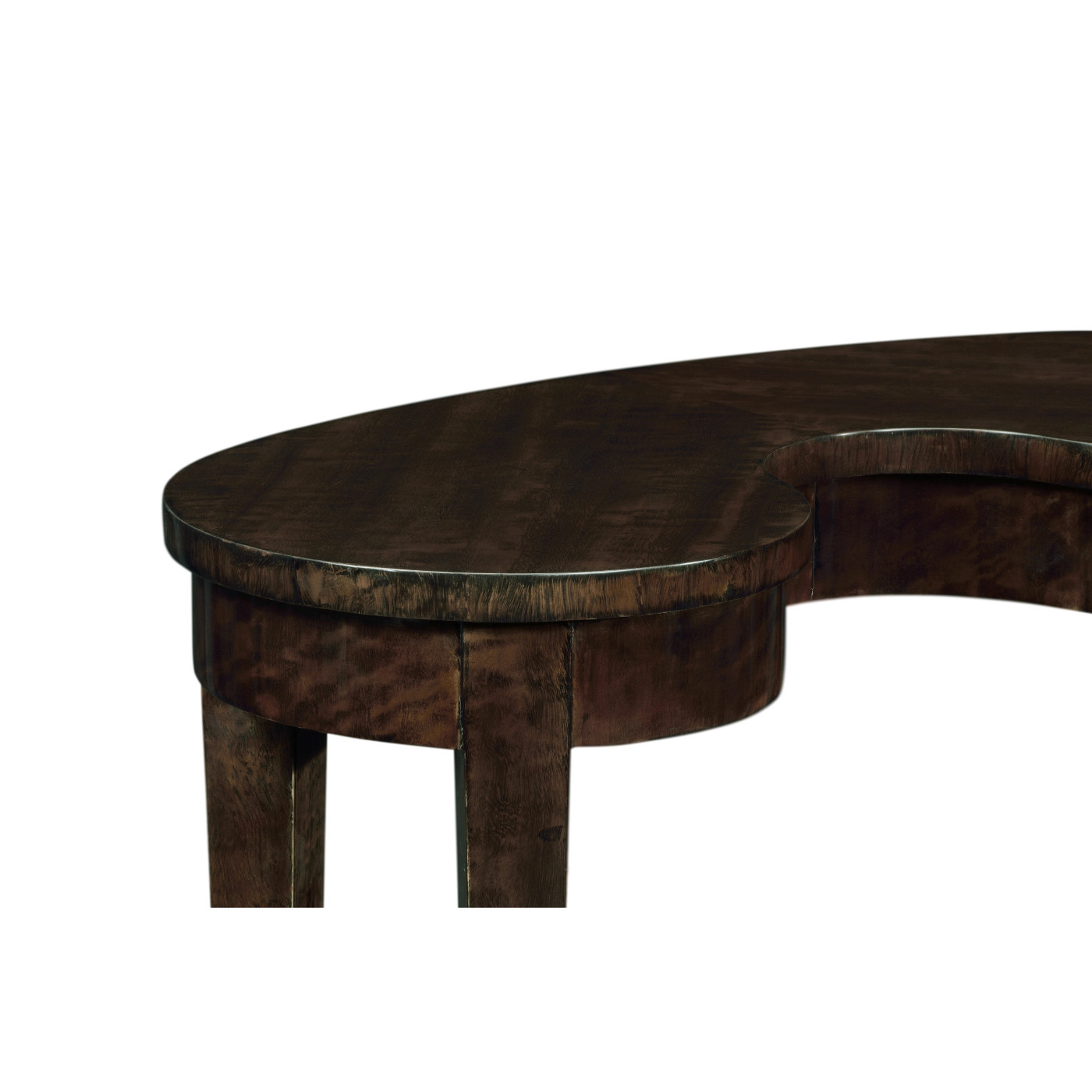 Kidney shaped end table