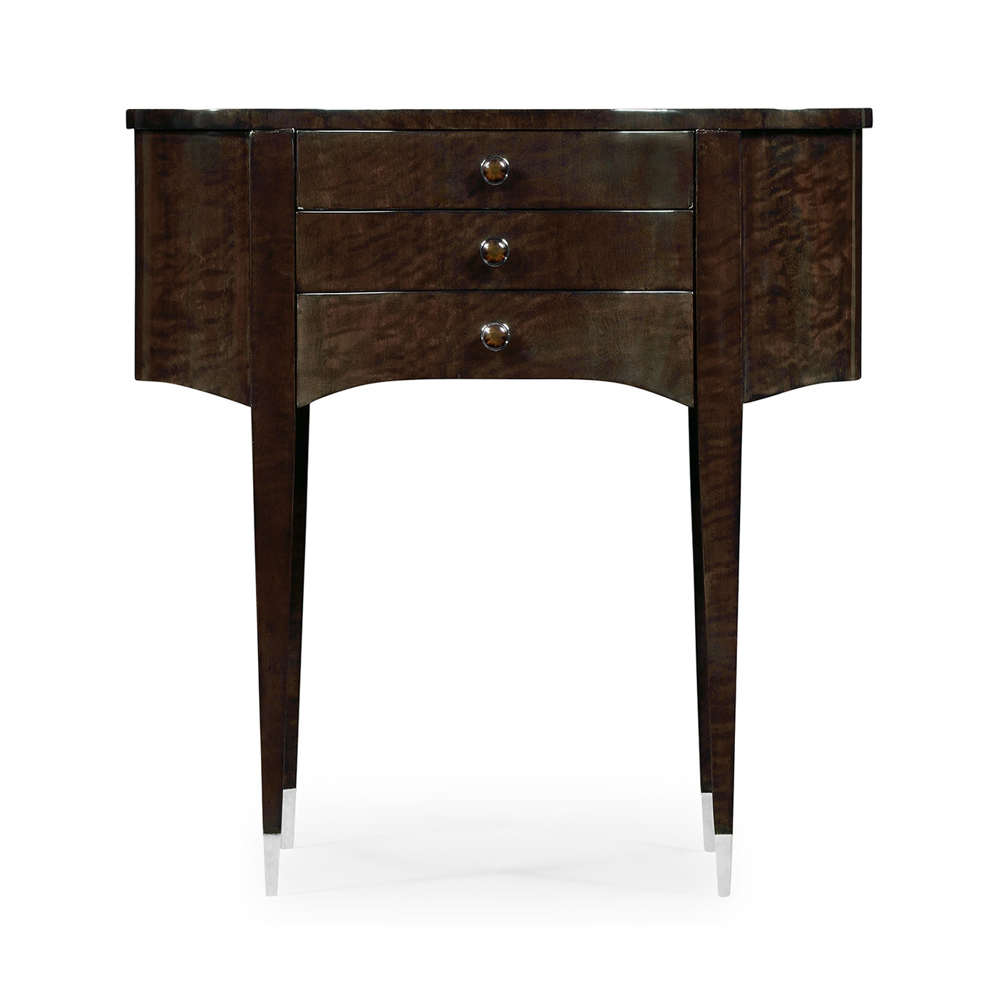 Black Eucalyptus Kidney Shaped Side Table