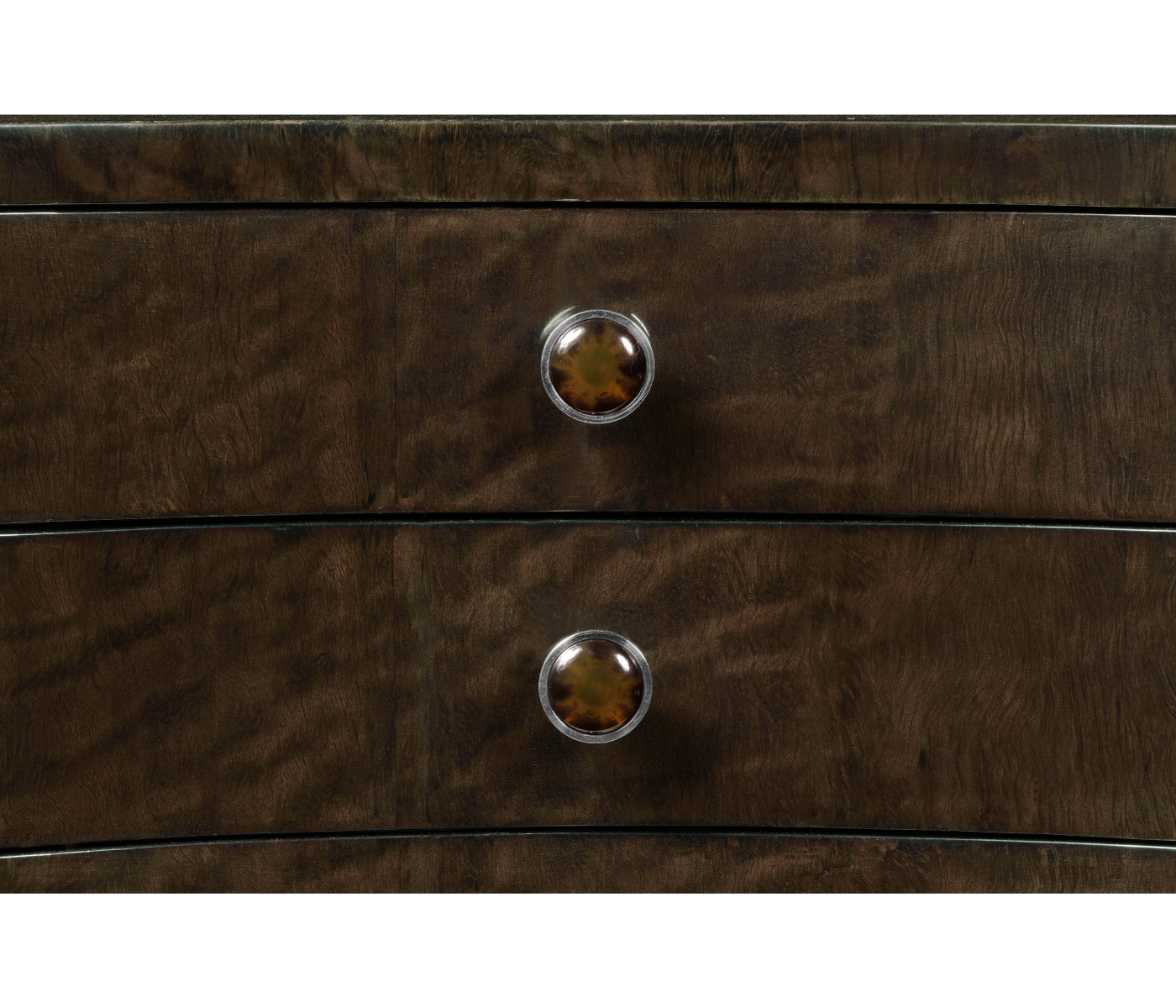 Black Eucalyptus Kidney Shaped Side Table