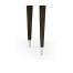 Black Eucalyptus Kidney Shaped Side Table
