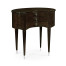 Black Eucalyptus Kidney Shaped Side Table