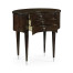 Black Eucalyptus Kidney Shaped Side Table
