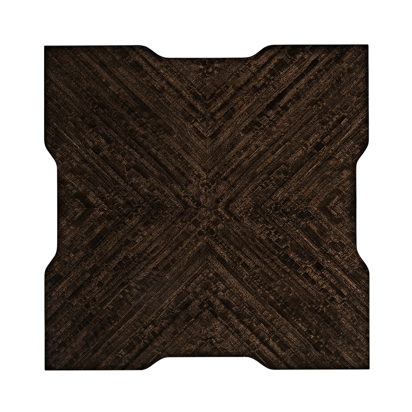 Black Eucalyptus Square Lamp Table