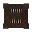 Black Eucalyptus Backgammon and Chess Table