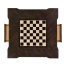 Black Eucalyptus Backgammon and Chess Table
