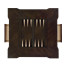 Black Eucalyptus Backgammon and Chess Table
