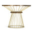 Camden Round Brass Centre Table
