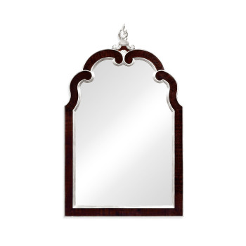 Black Eucalyptus and Silver Hanging Mirror