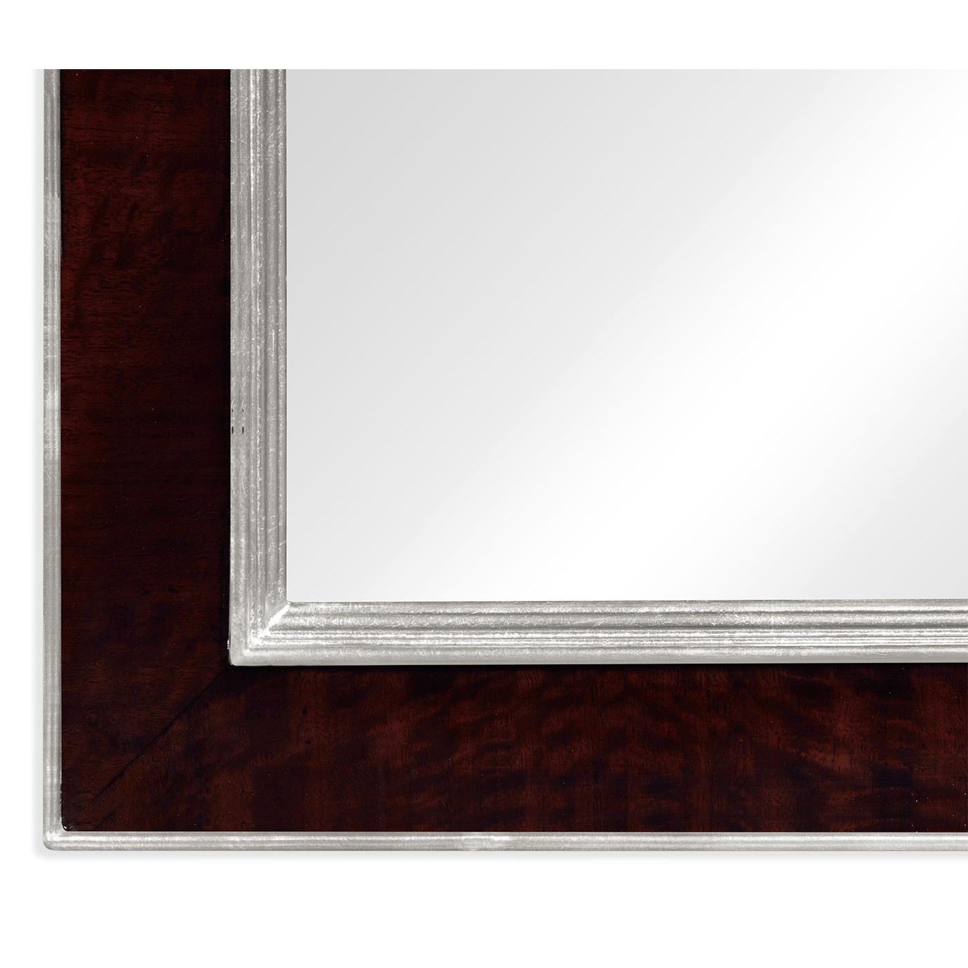 Black Eucalyptus and Silver Hanging Mirror