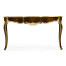 Console table with gilded carving
