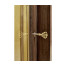 Dark Rosewood Four-Door Display Cabinet