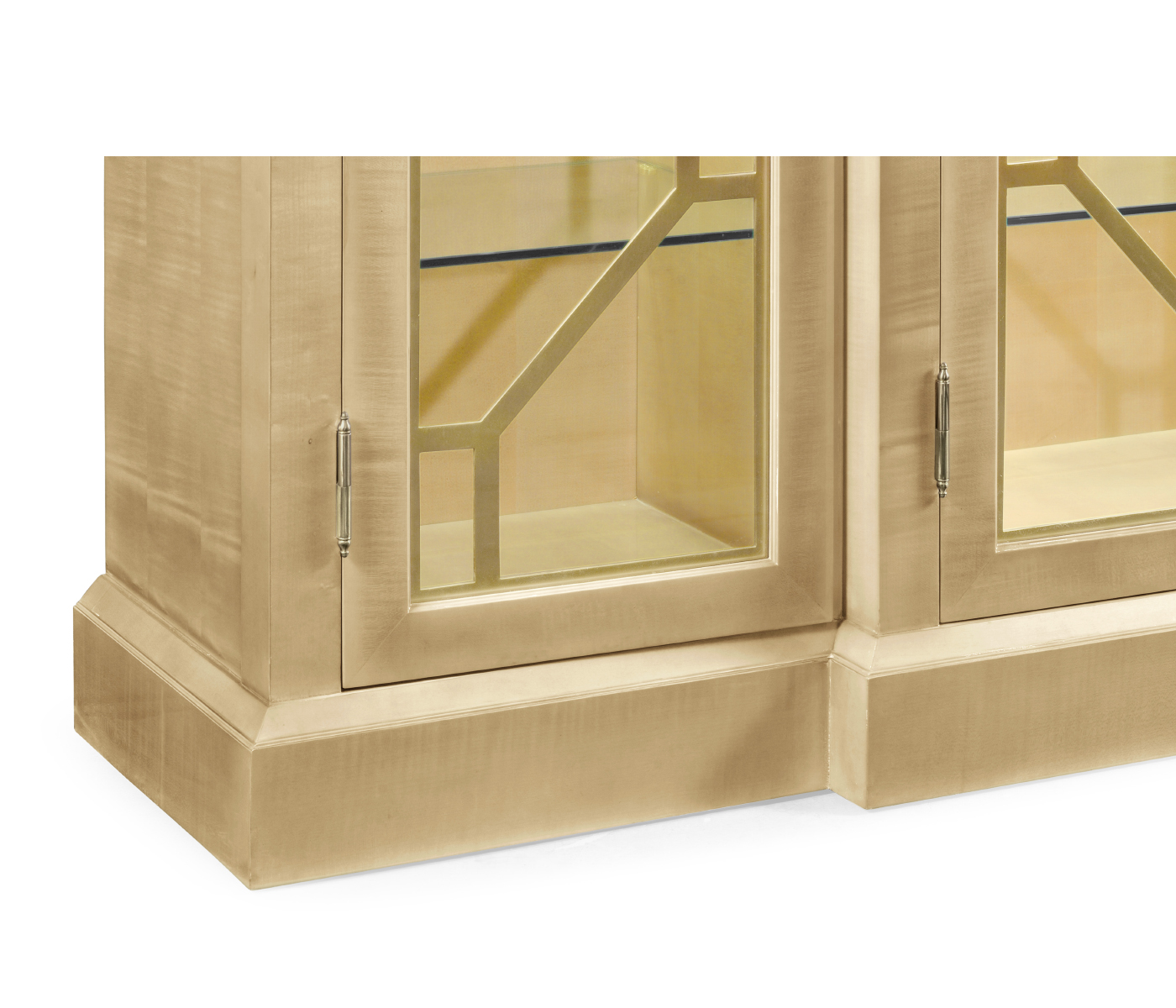 Champagne Four-Door Display Cabinet