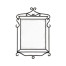 Wrought-iron mirror