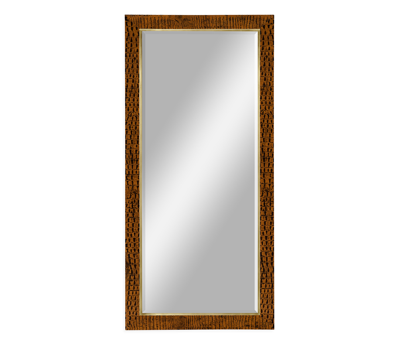 Choc faux Croc mirror