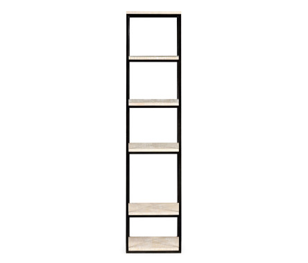 5 tiered étagère in limed acacia