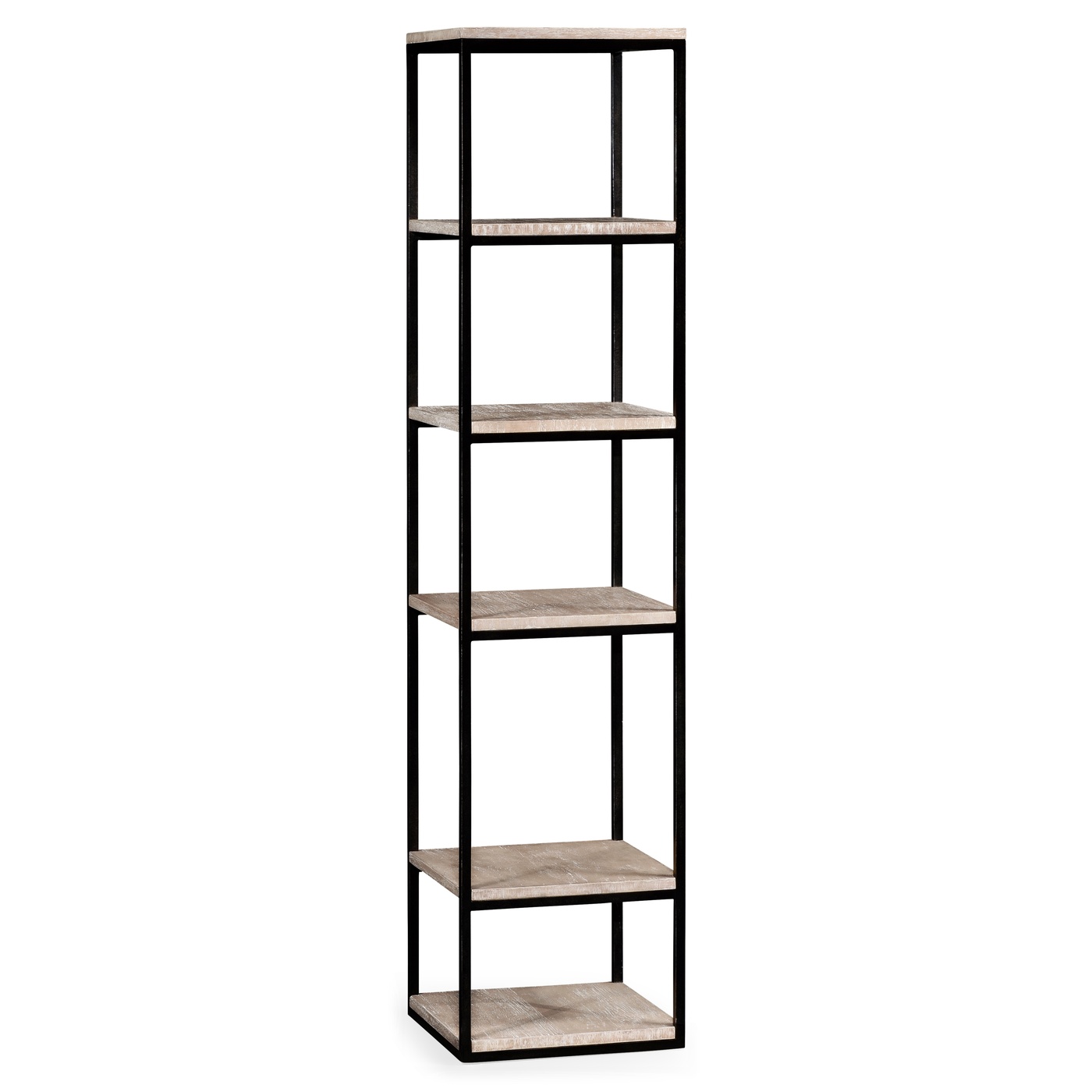 5 tiered étagère in limed acacia