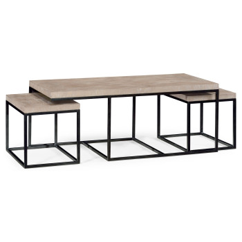 Rectangular Coffee Table in Limed Acacia