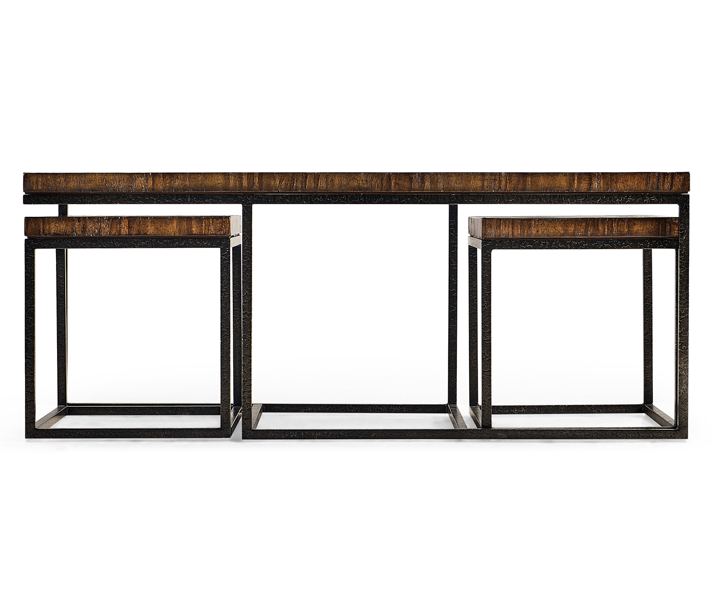 Rectangular Coffee Table in Rustic Walnut