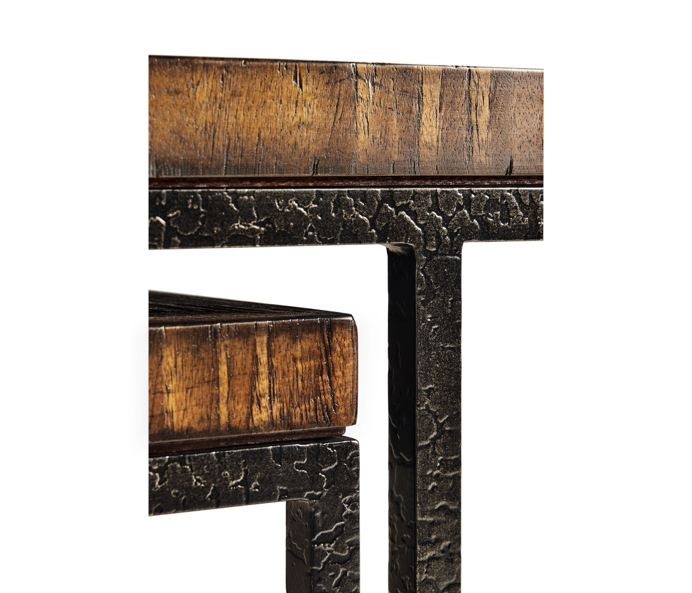 Rectangular Coffee Table in Rustic Walnut