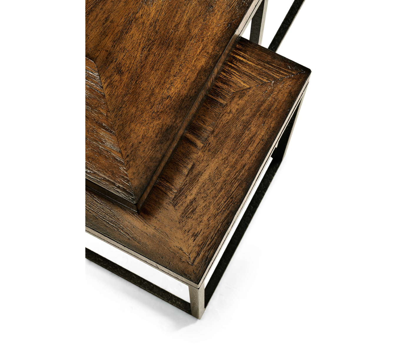 Rectangular Coffee Table in Rustic Walnut