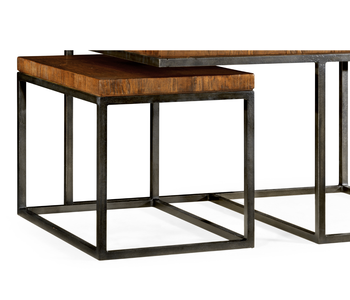 Rectangular Coffee Table in Rustic Walnut