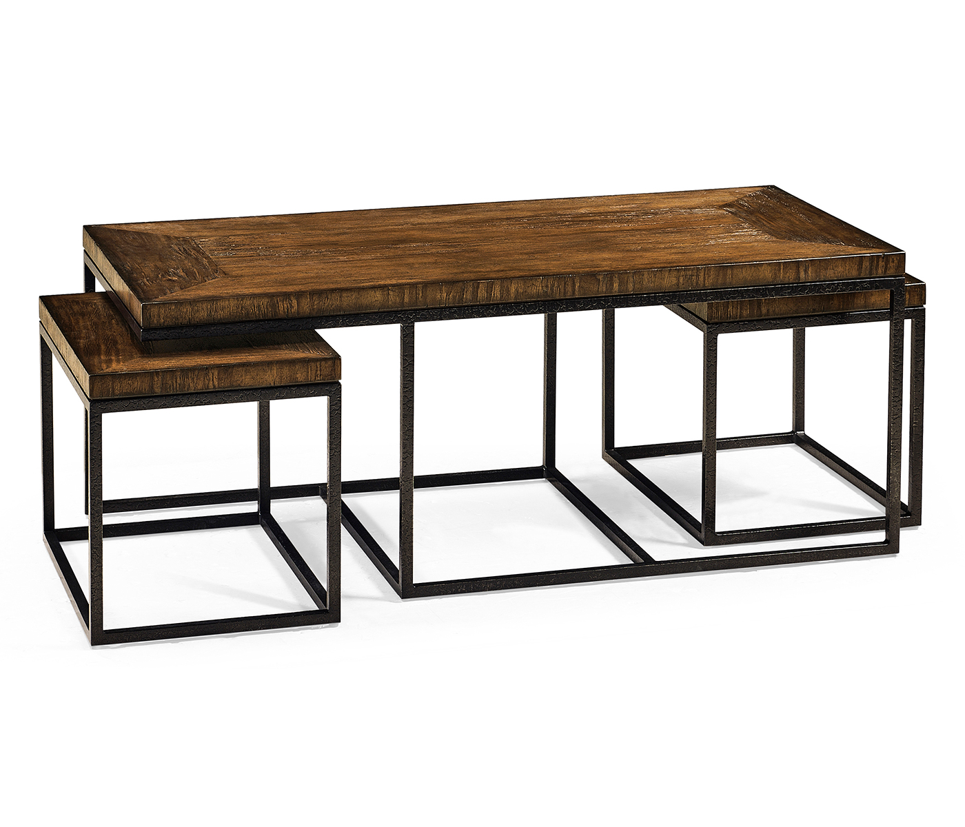 Rectangular Coffee Table in Rustic Walnut