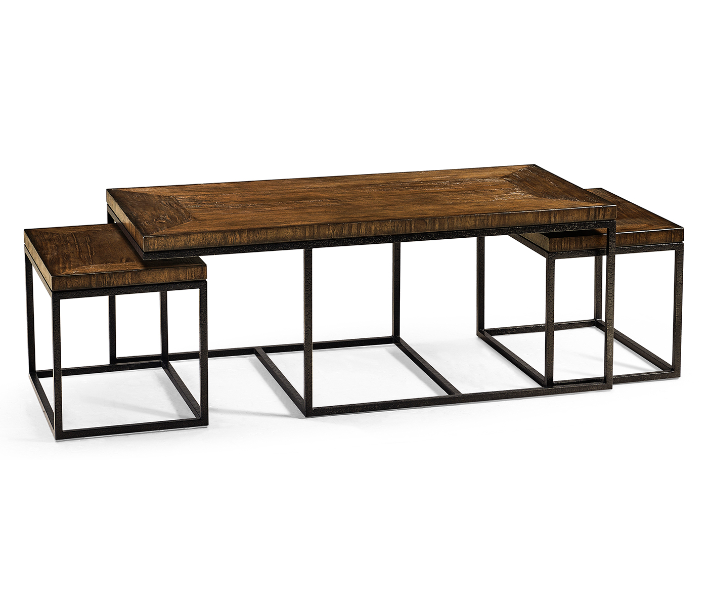 Rectangular Coffee Table in Rustic Walnut