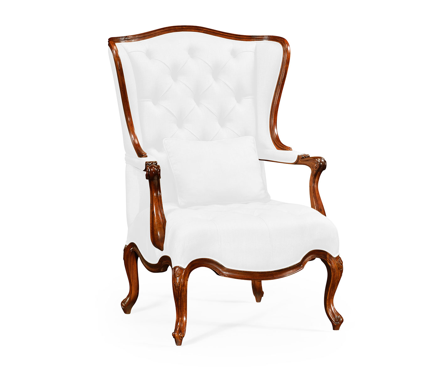 Wing-backed chair in COM