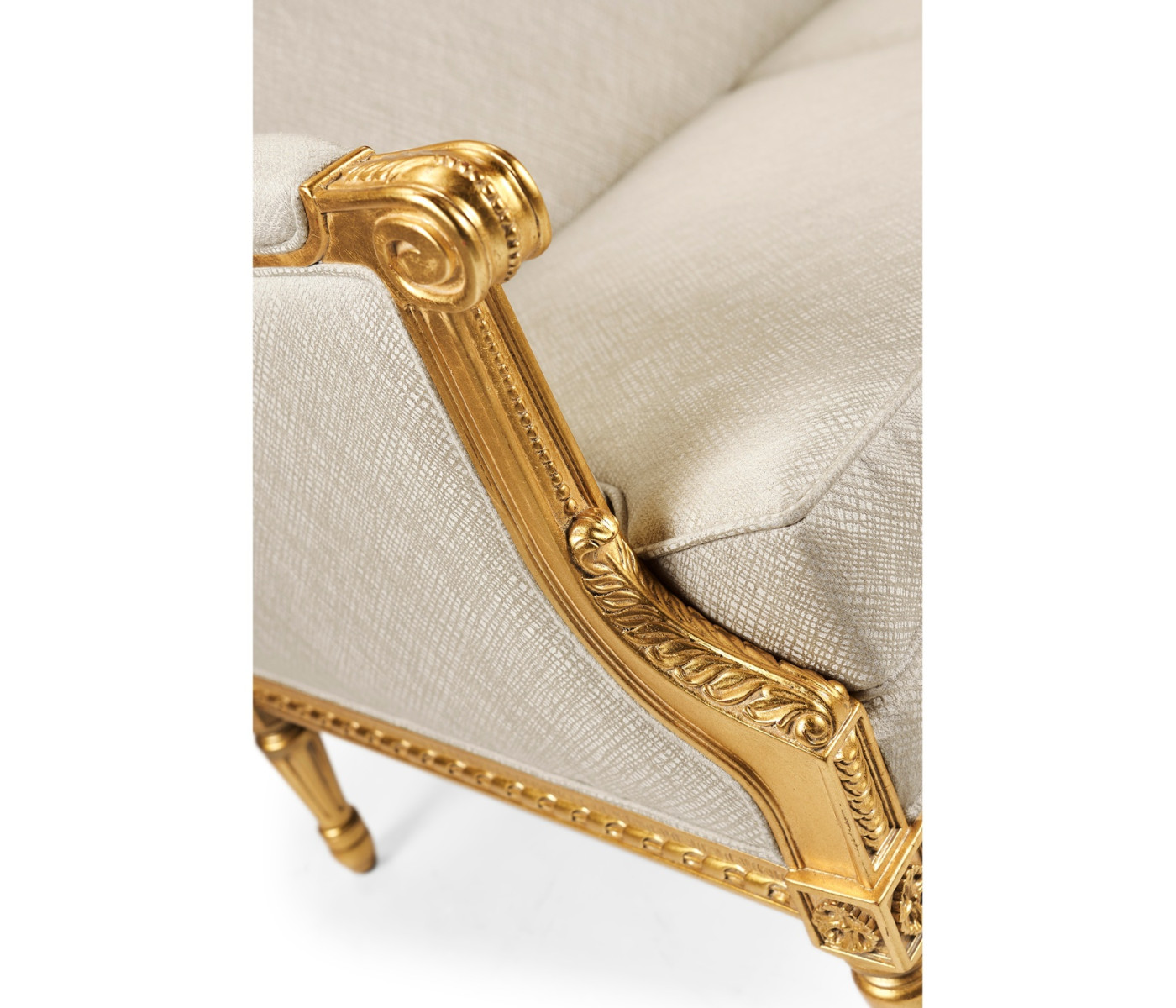 Gold Leaf Two-Seater Sofa