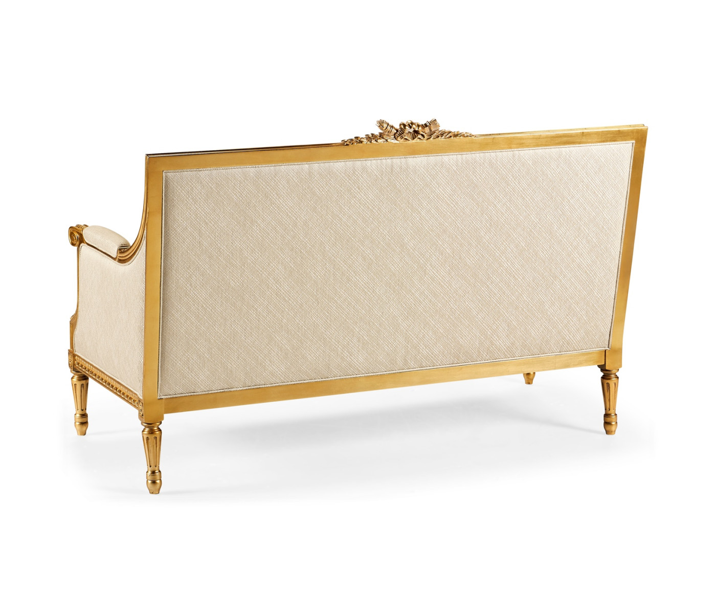 Gold Leaf Two-Seater Sofa