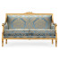Gold Leaf Two-Seater Sofa