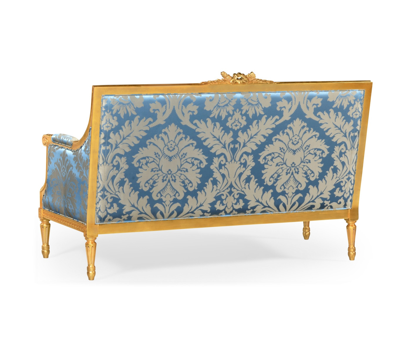 Gold Leaf Two-Seater Sofa