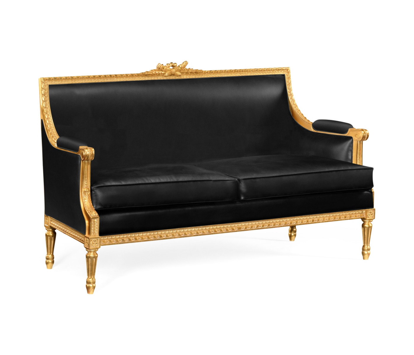 Gold Leaf Two-Seater Sofa