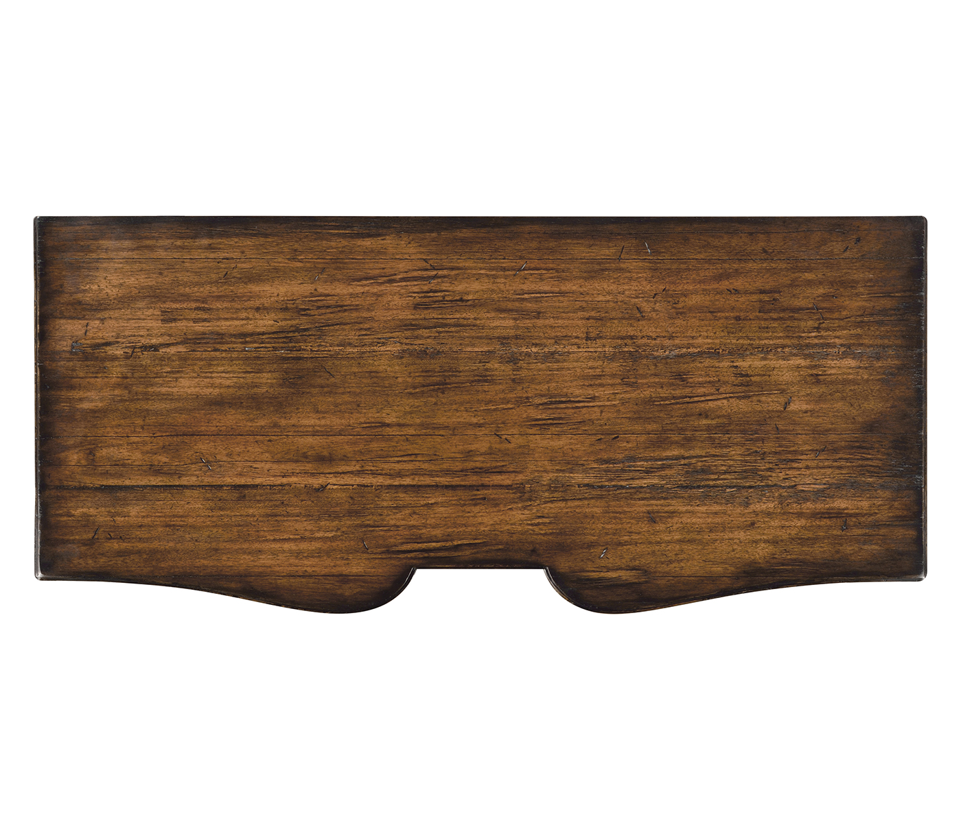 Chest of drawers in rustic walnut