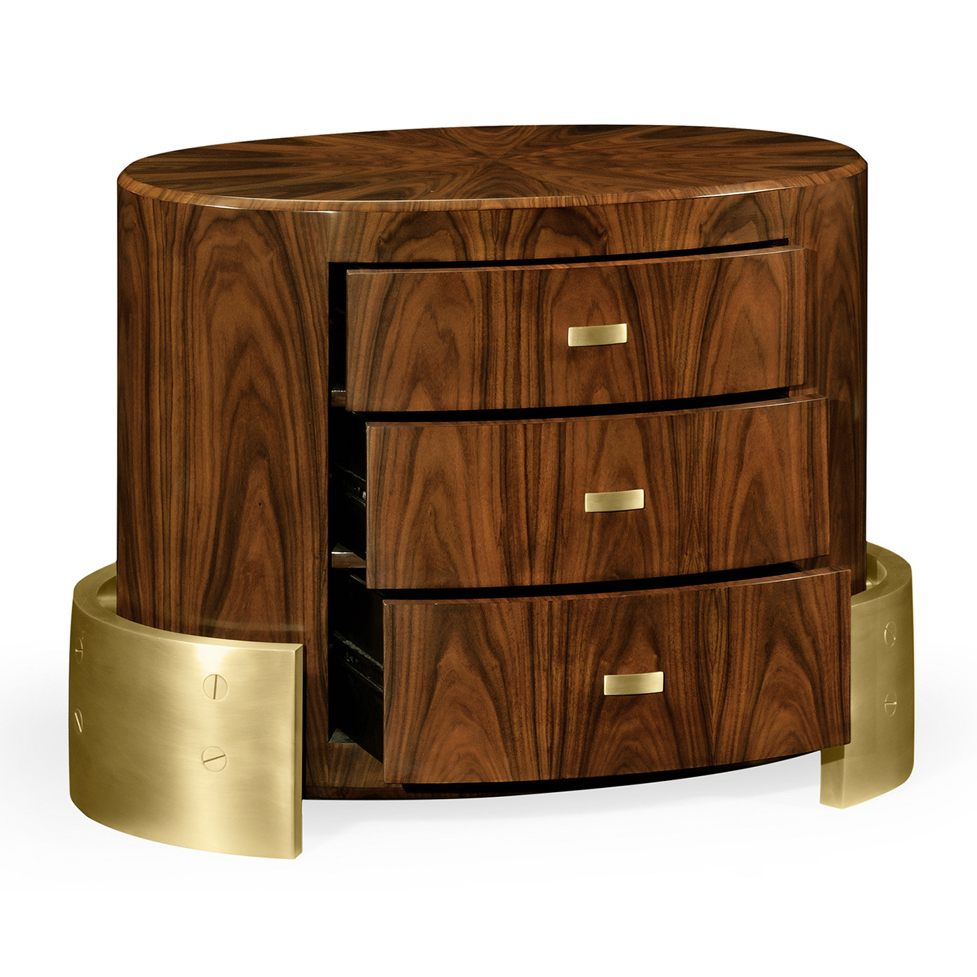 Small oval chest of drawers